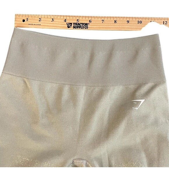 Gymshark Adapt Ombre Seamless Leggings Women's Size S Gray Yellow Workout Gym - Picture 12 of 15